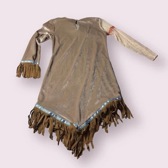 Vintage Kids Walt Disney World Disneyland Resort Pocahontas Costume Sz Large - Picture 2 of 13